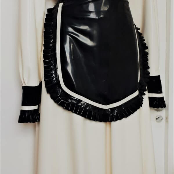 Latex Rubber Maid Dress -Miss Frederica - Latex Clothing